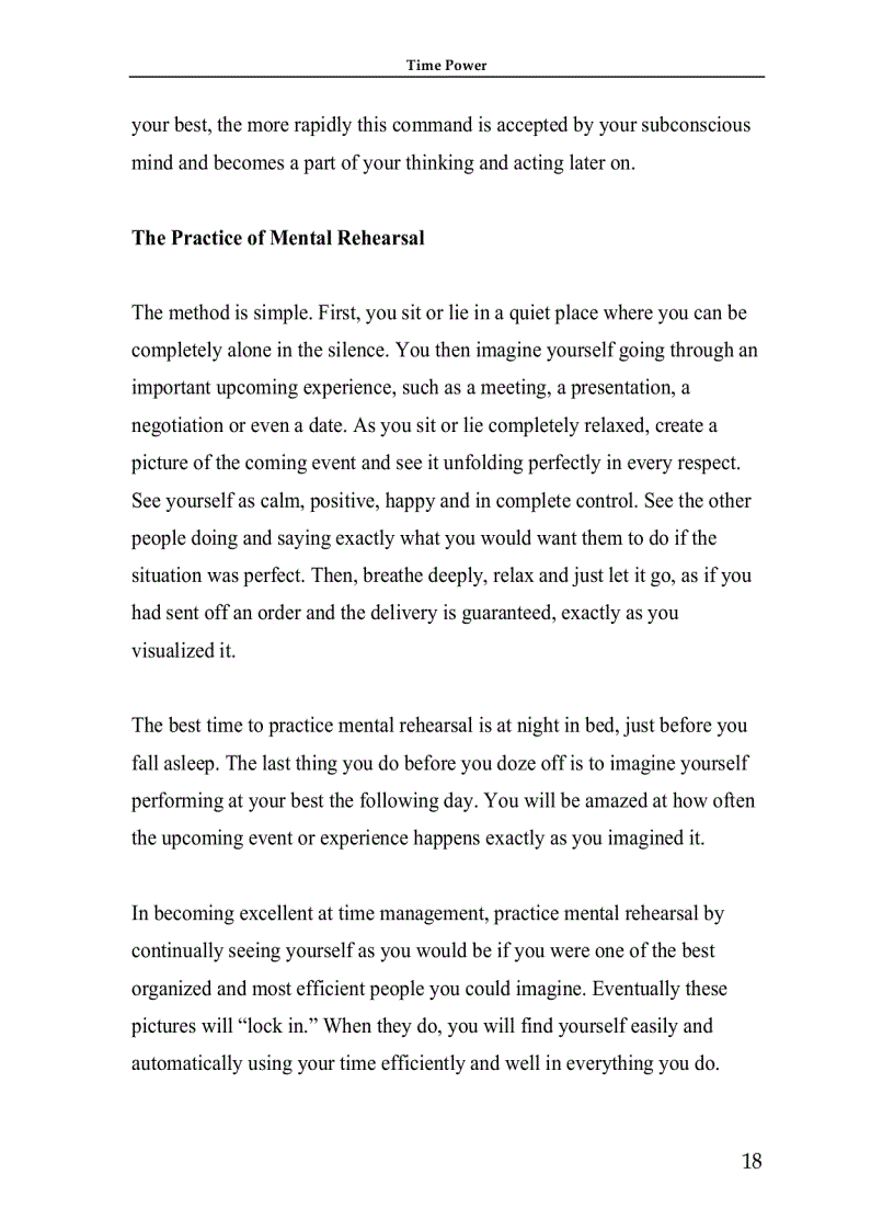 image for page Time Management Making Your Time Count And TIME POWER 1