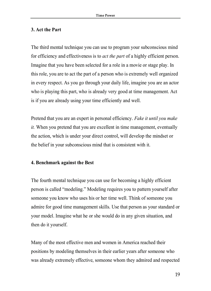 image for page Time Management Making Your Time Count And TIME POWER 1