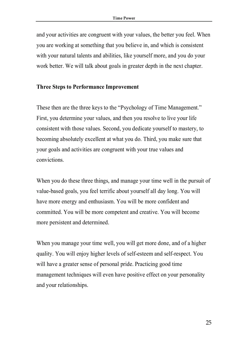 image for page Time Management Making Your Time Count And TIME POWER 1