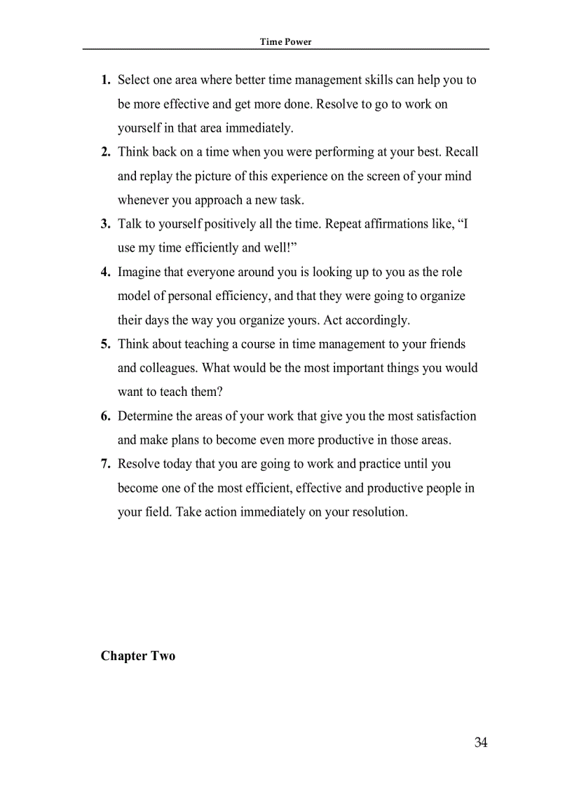 image for page Time Management Making Your Time Count And TIME POWER 1