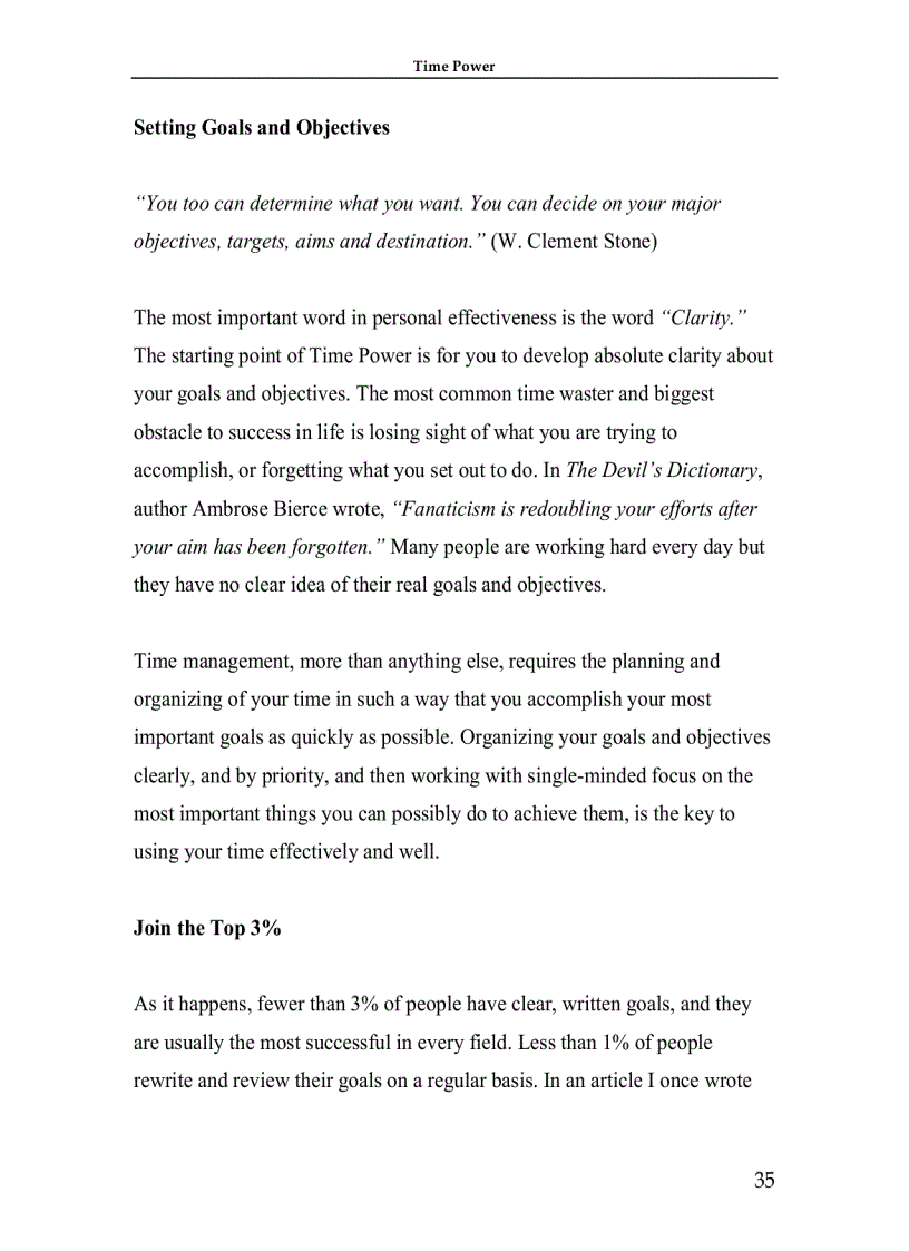 image for page Time Management Making Your Time Count And TIME POWER 1