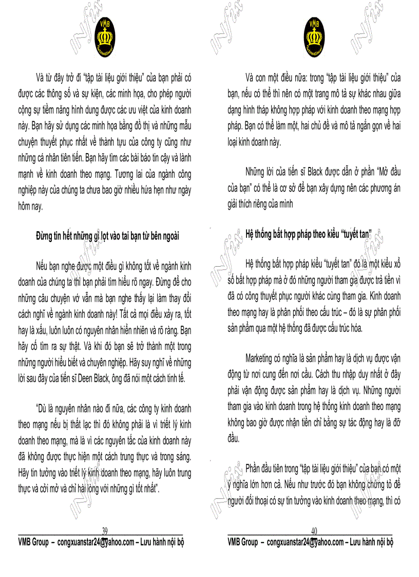 image for page Bộ sách toàn tập về Kinh doanh theo mạng full 70 quyển 16 20