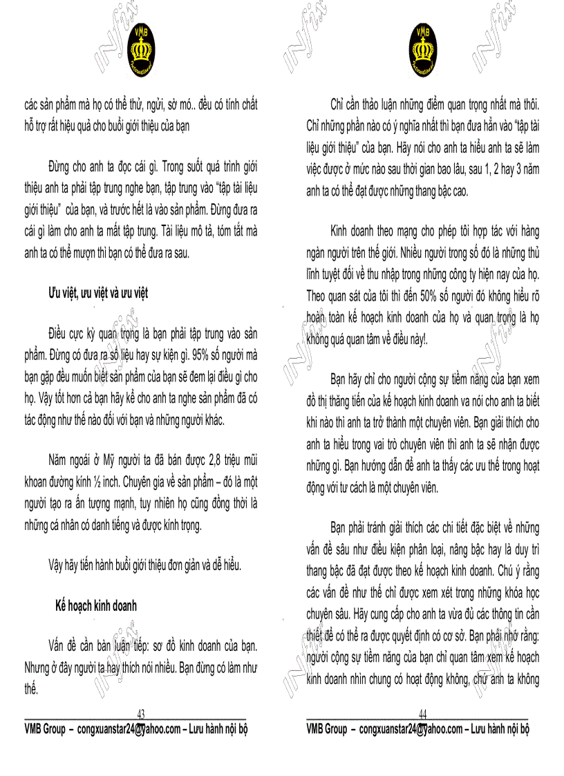 image for page Bộ sách toàn tập về Kinh doanh theo mạng full 70 quyển 16 20