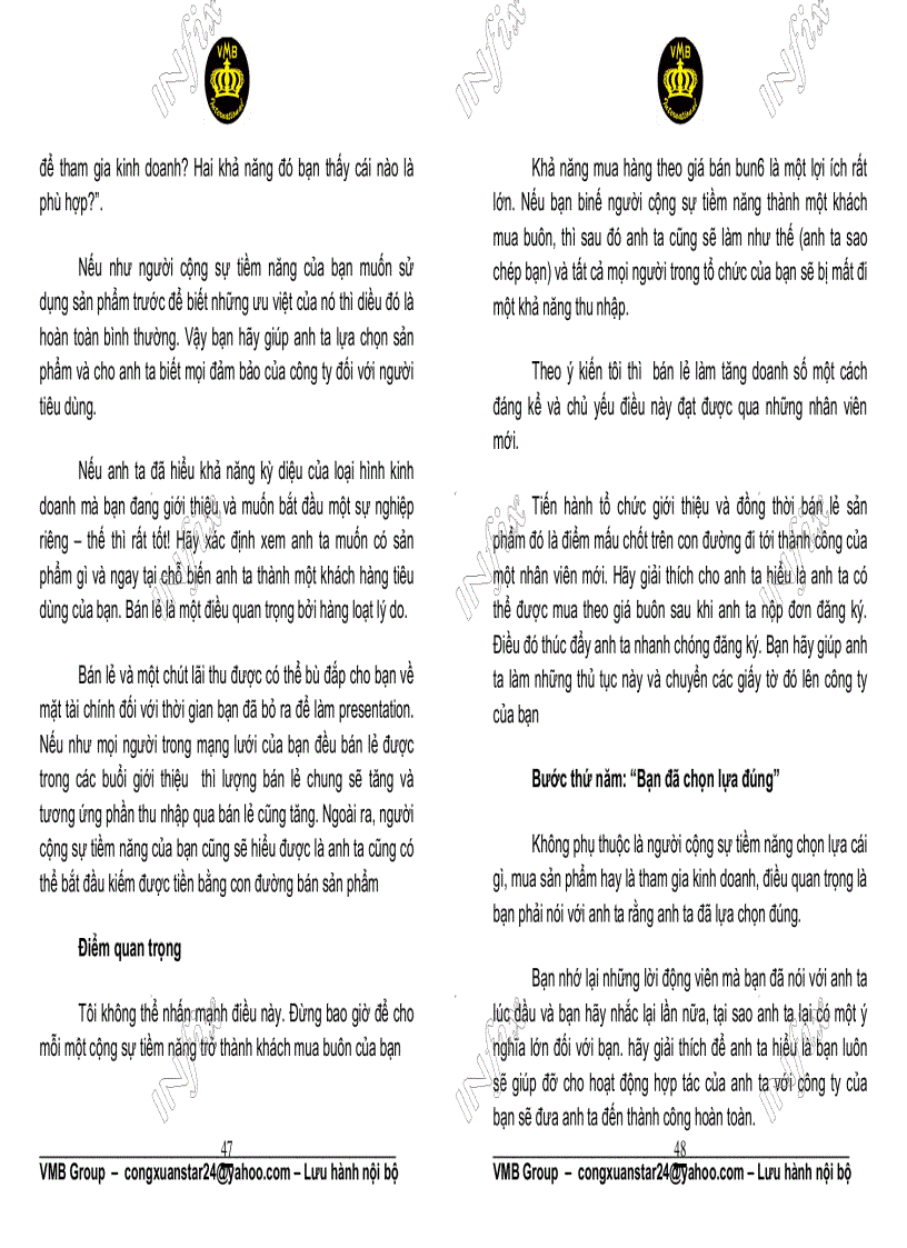 image for page Bộ sách toàn tập về Kinh doanh theo mạng full 70 quyển 16 20