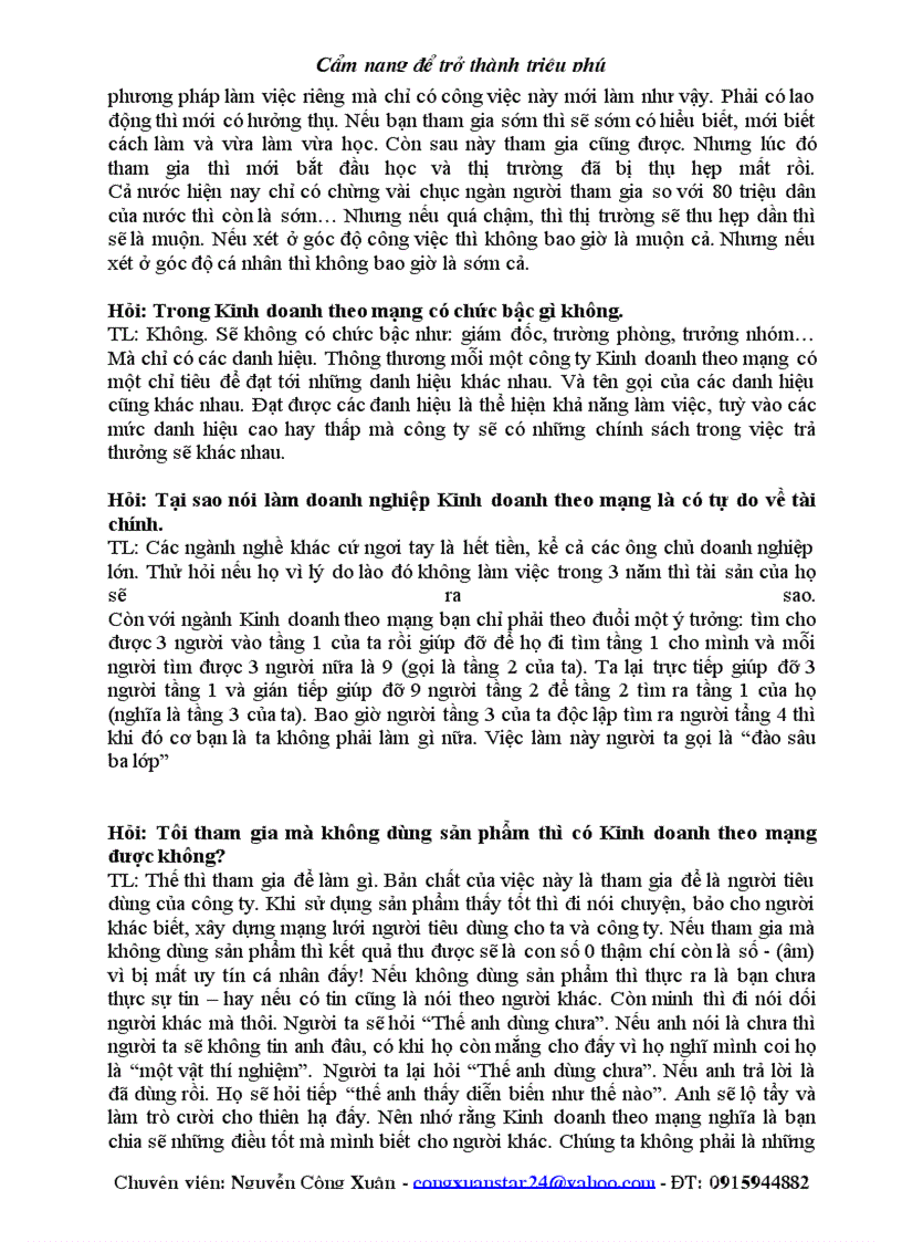 image for page Bộ sách toàn tập về Kinh doanh theo mạng full 70 quyển 32 36 3