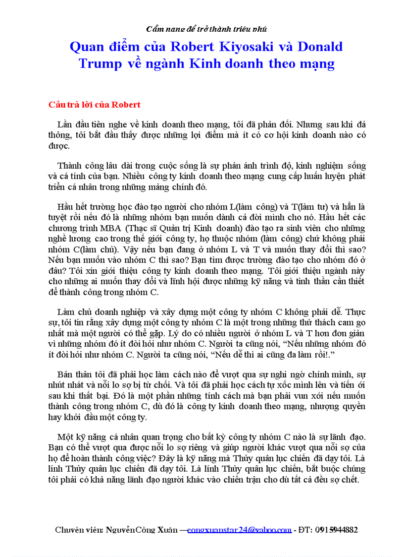 image for page Bộ sách toàn tập về Kinh doanh theo mạng full 70 quyển 32 36 4