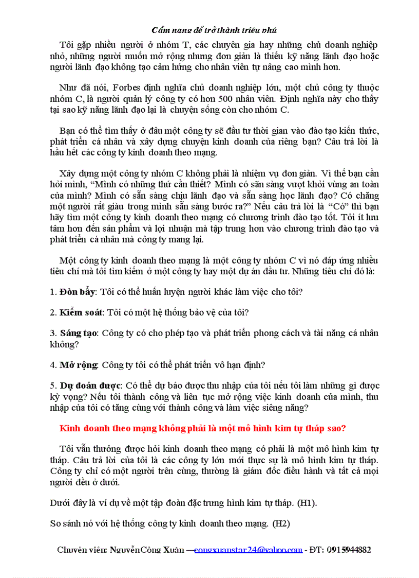 image for page Bộ sách toàn tập về Kinh doanh theo mạng full 70 quyển 32 36 4