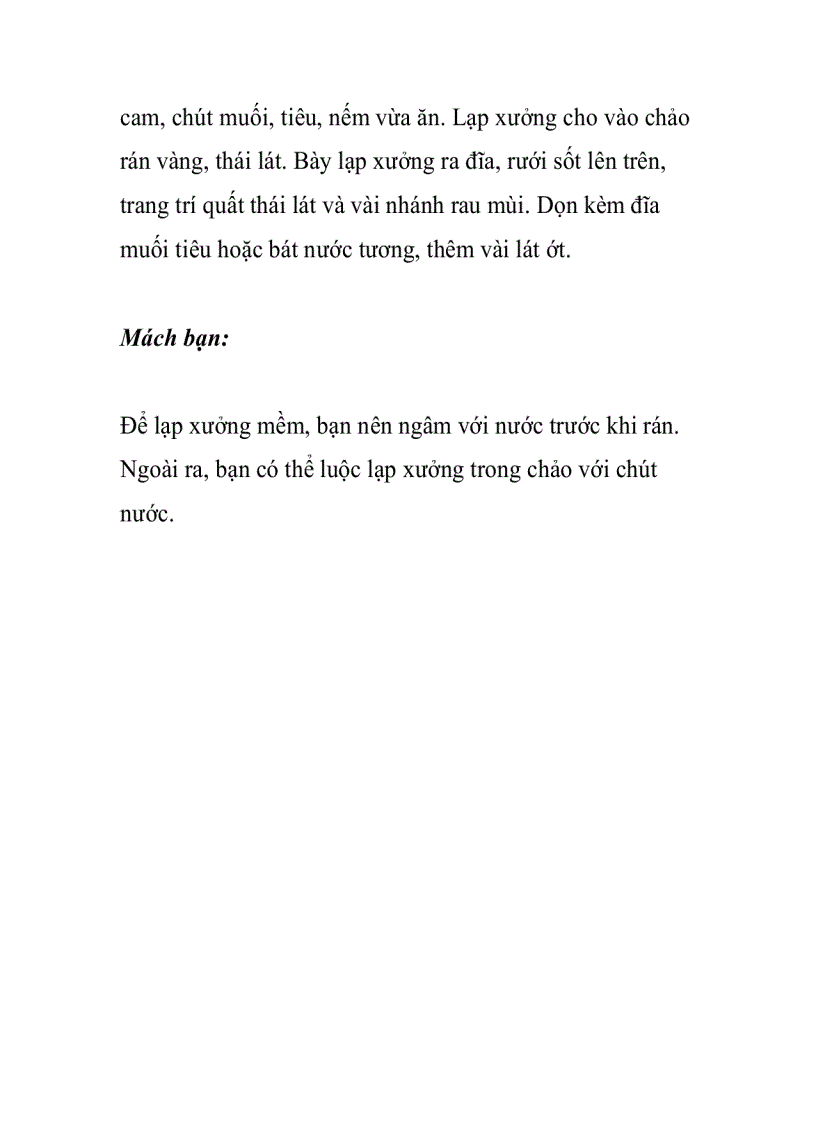 image for page Chế biến lạp xưởng thành món ăn lạ miệng cho gia đình