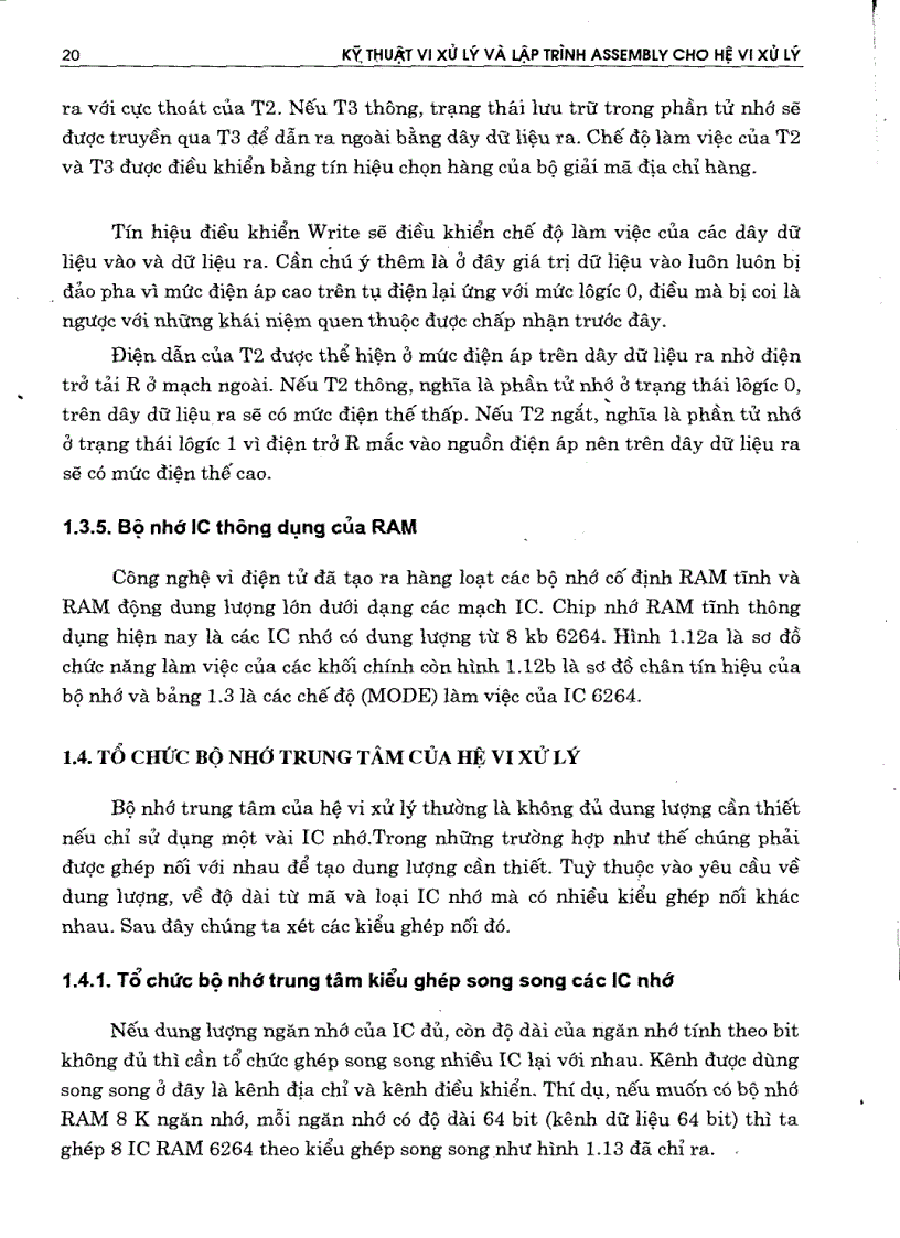 image for page Kỹ thuật vi xử lý và lập trình ASSEMBLY 1