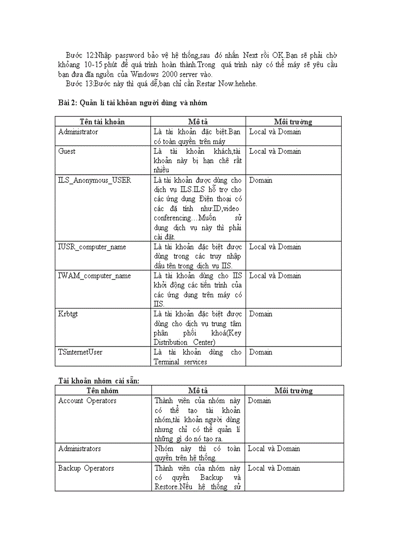 image for page Quản trị windows 2000 server