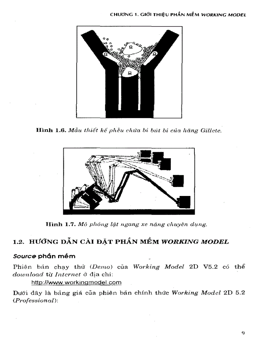image for page Mô phỏng cơ hệ bằng Working Model