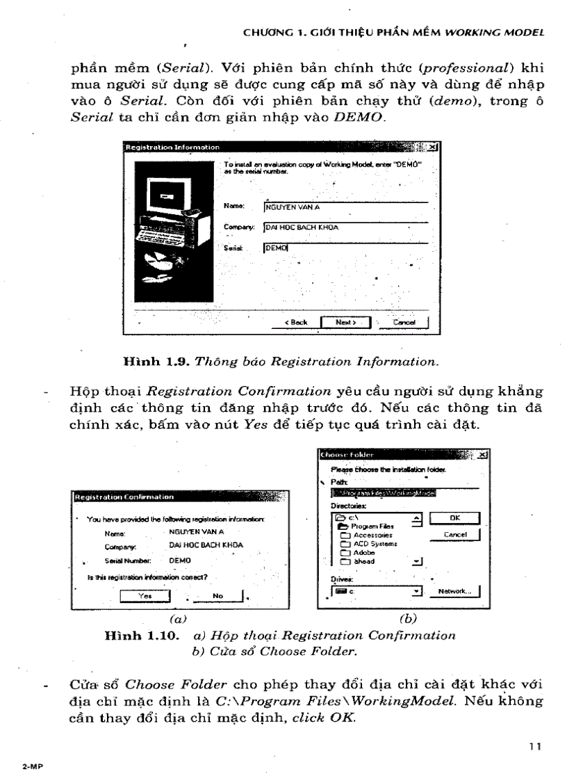 image for page Mô phỏng cơ hệ bằng Working Model