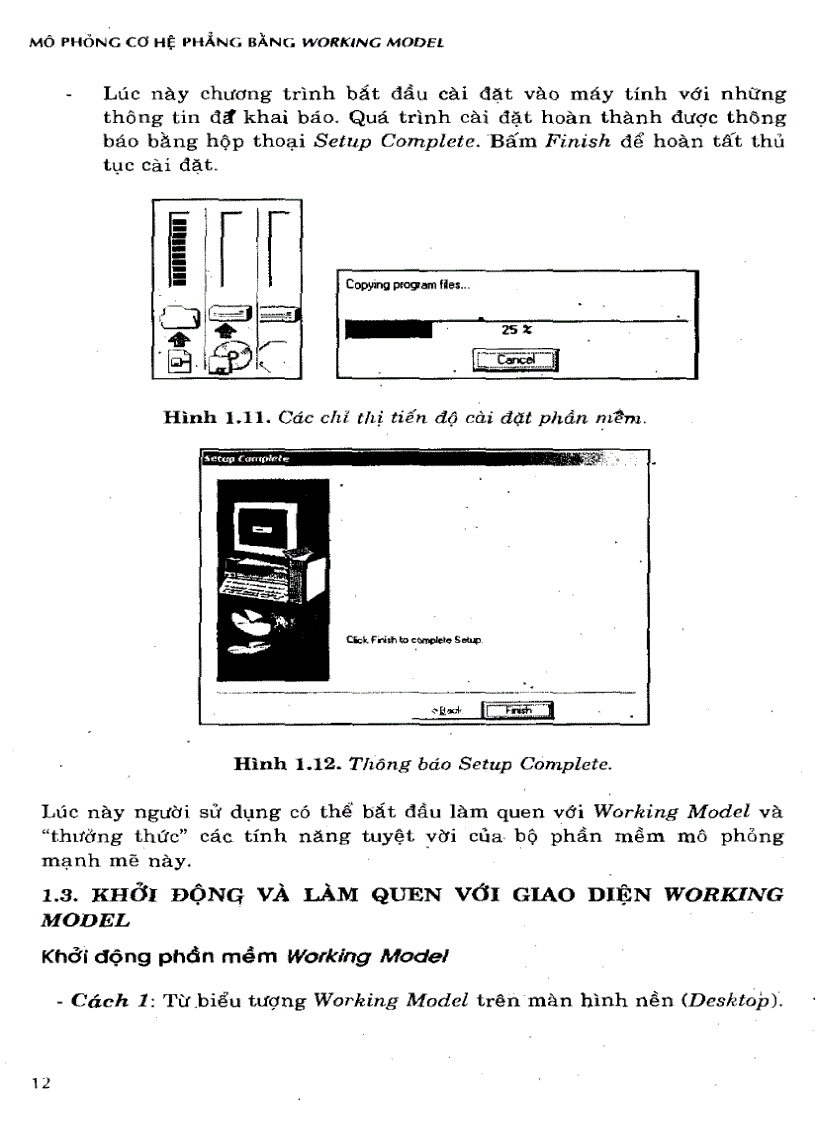 image for page Mô phỏng cơ hệ bằng Working Model