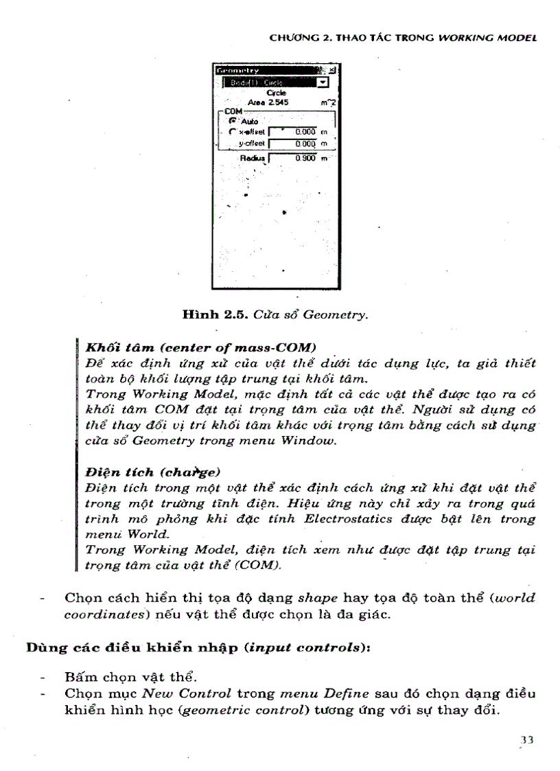 image for page Mô phỏng cơ hệ bằng Working Model