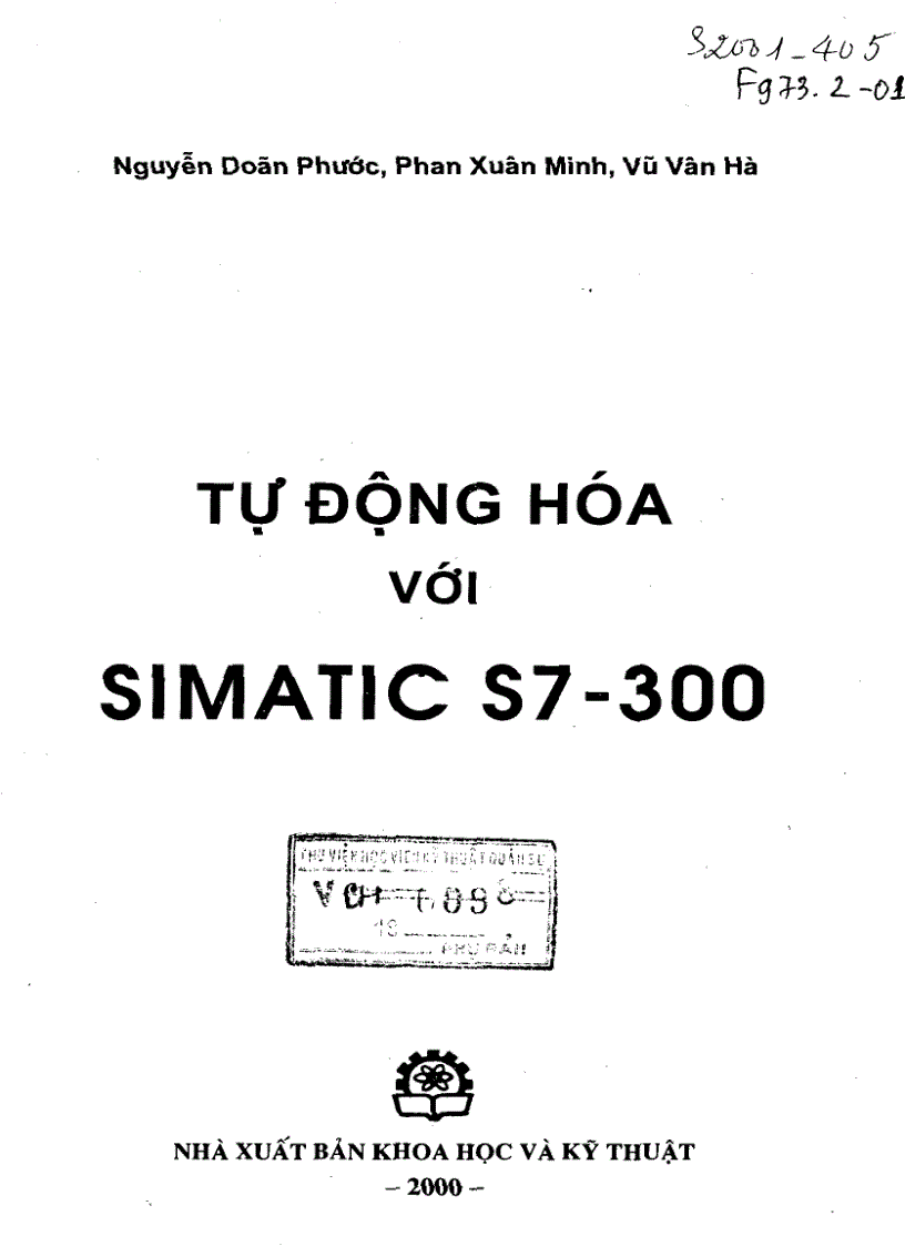 Giáo trình Tự động hóa với Simatic S7 300