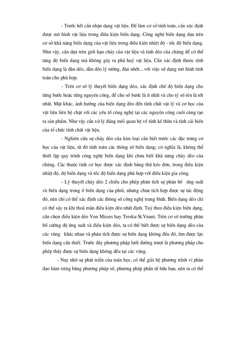 image for page Cơ Sở lý thuyết biến dạng dẻo kim loại