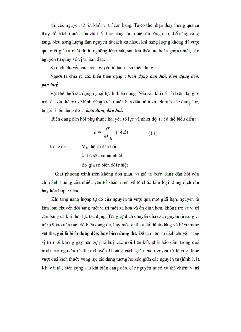 image for page Cơ Sở lý thuyết biến dạng dẻo kim loại