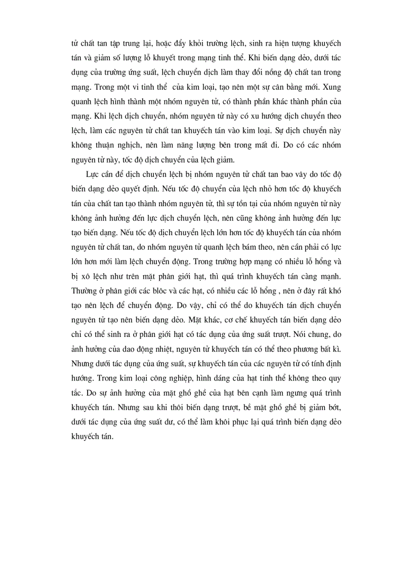 image for page Cơ Sở lý thuyết biến dạng dẻo kim loại