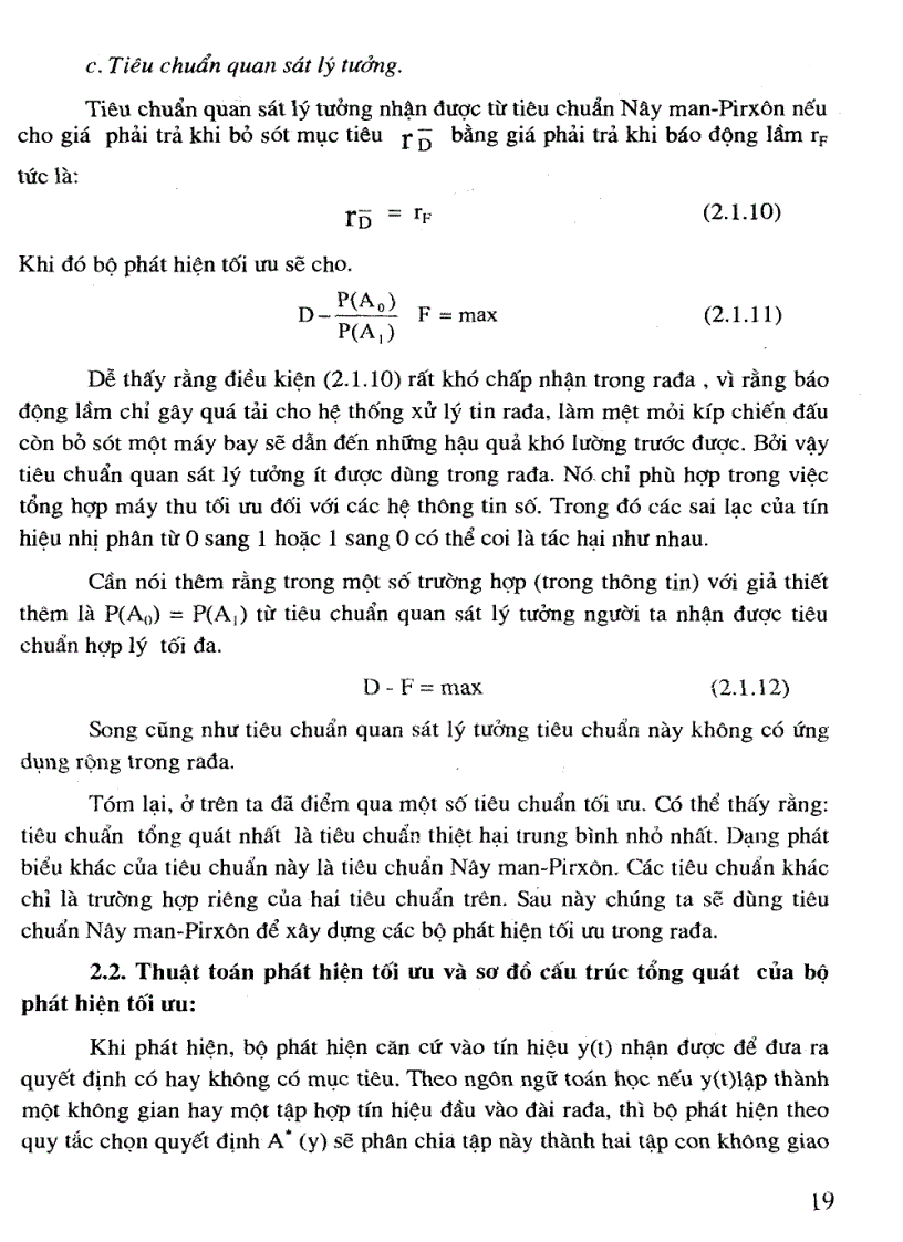 image for page Cơ Sở thống kê của RADA