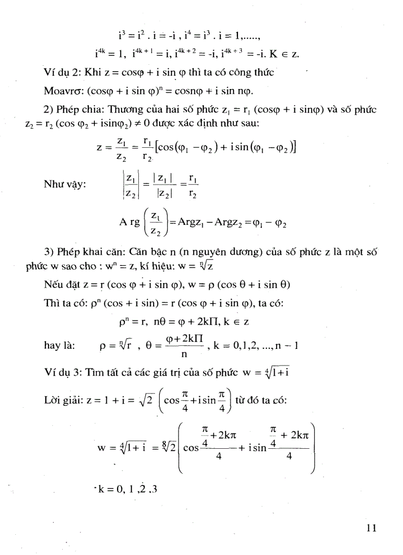 image for page Giáo Trình Cơ Sở hàm số biến số phức và ứng dụng