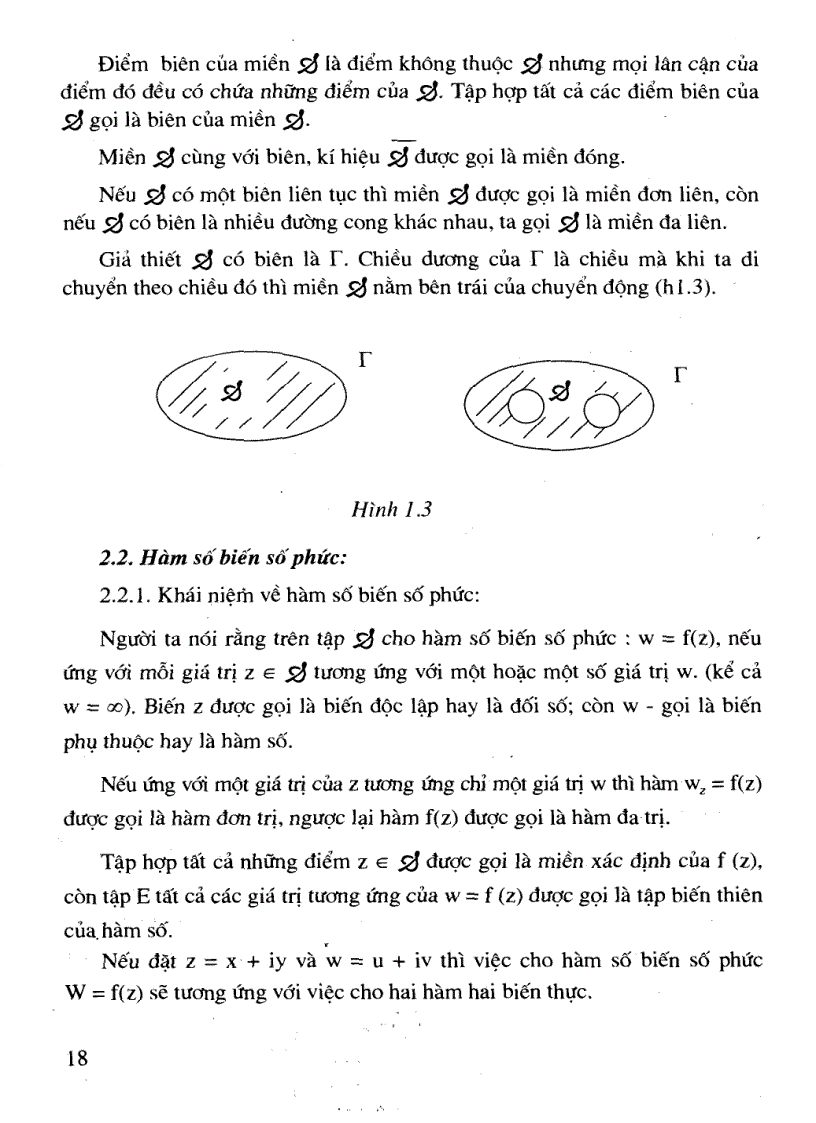 image for page Giáo Trình Cơ Sở hàm số biến số phức và ứng dụng