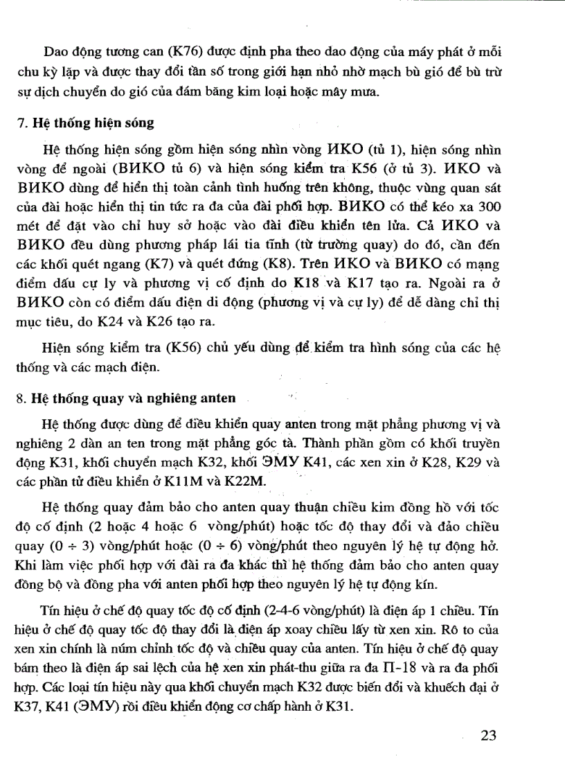 image for page Giáo trình trang bị RADA