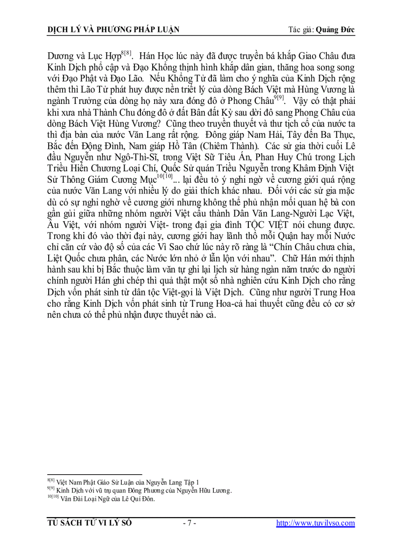 image for page Dịch lý và phương pháp luận Quảng Đức