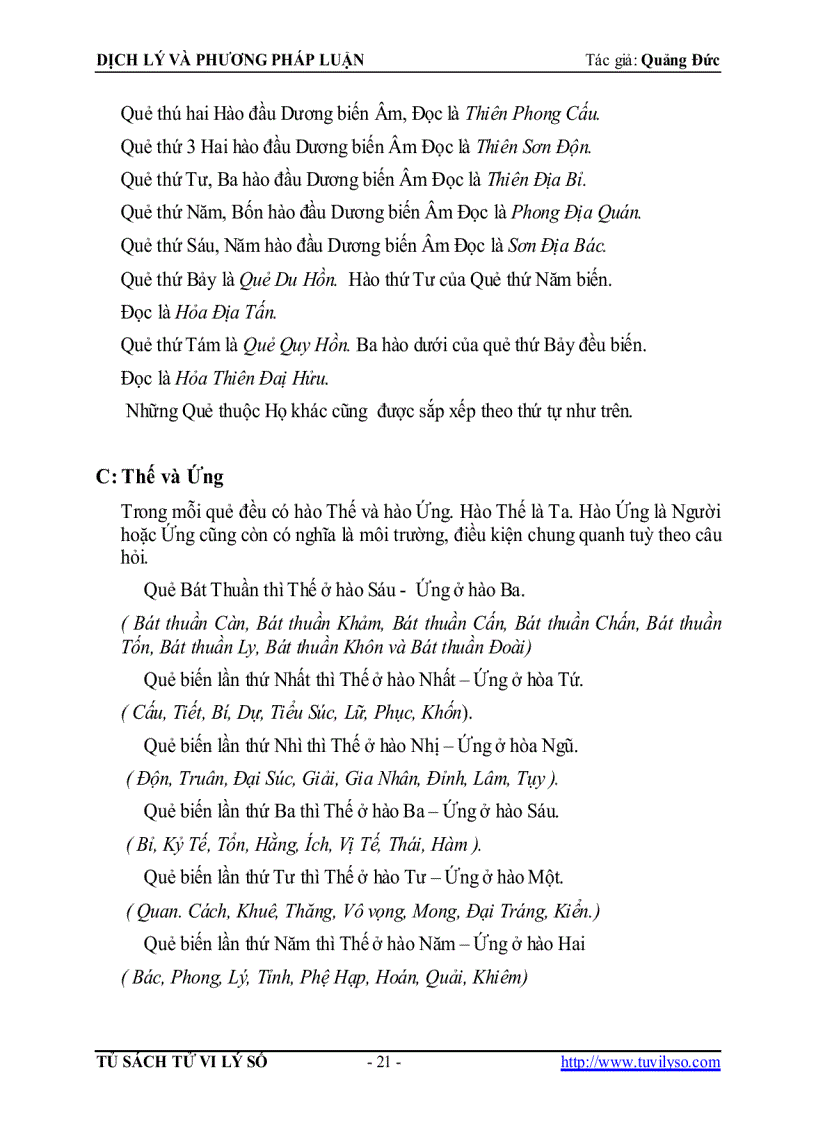 image for page Dịch lý và phương pháp luận Quảng Đức