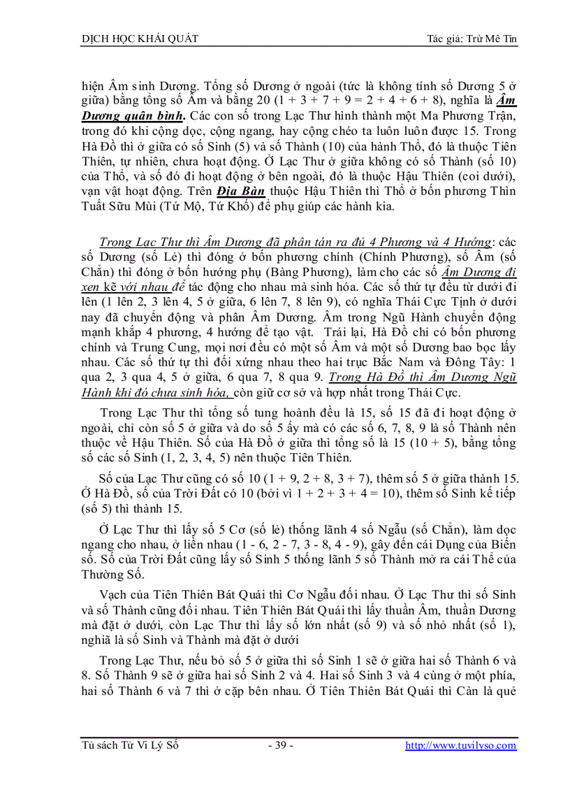 image for page Dịch Học Khái Quát 1