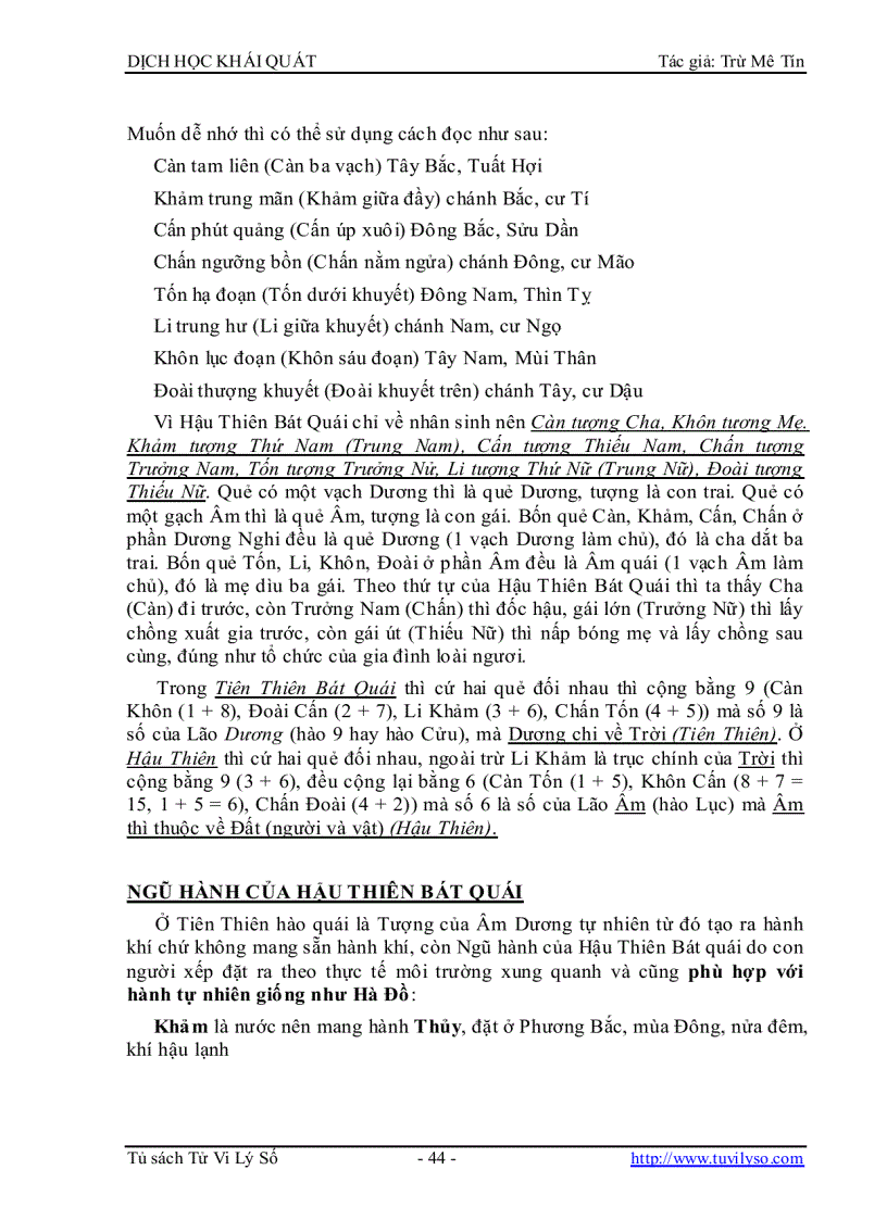 image for page Dịch Học Khái Quát 1