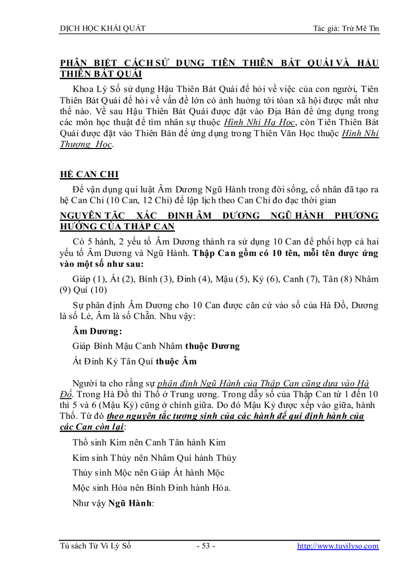 image for page Dịch Học Khái Quát 1