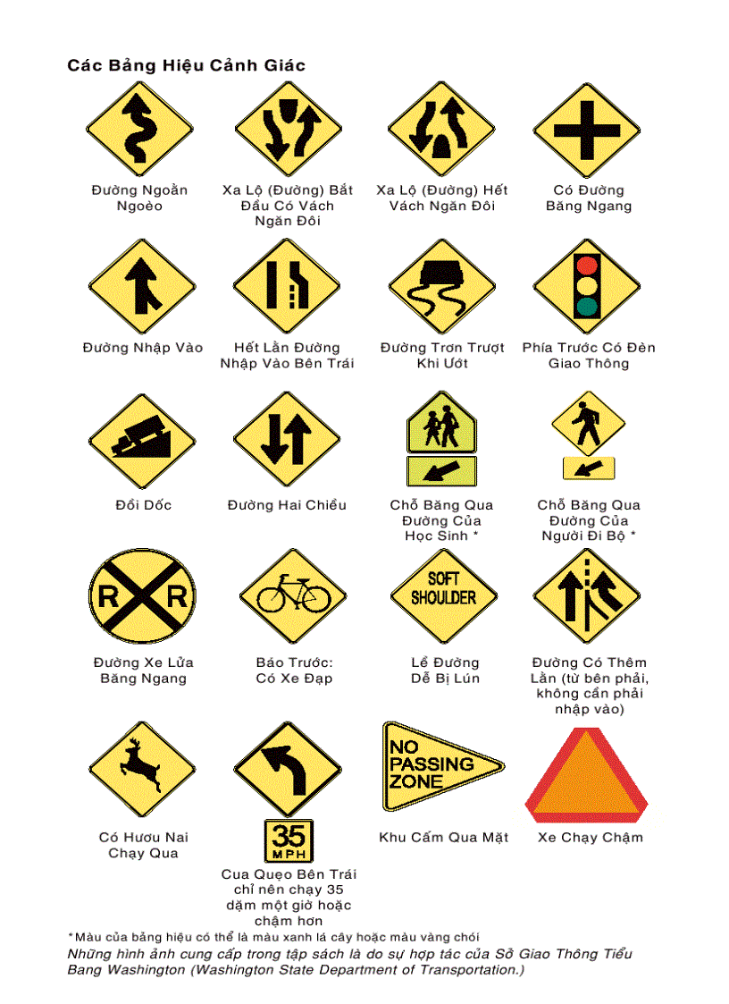 image for page Hướng dẫn lái xe của WASHINGTON