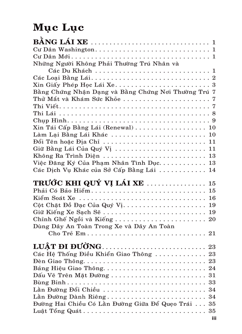 image for page Hướng dẫn lái xe của WASHINGTON