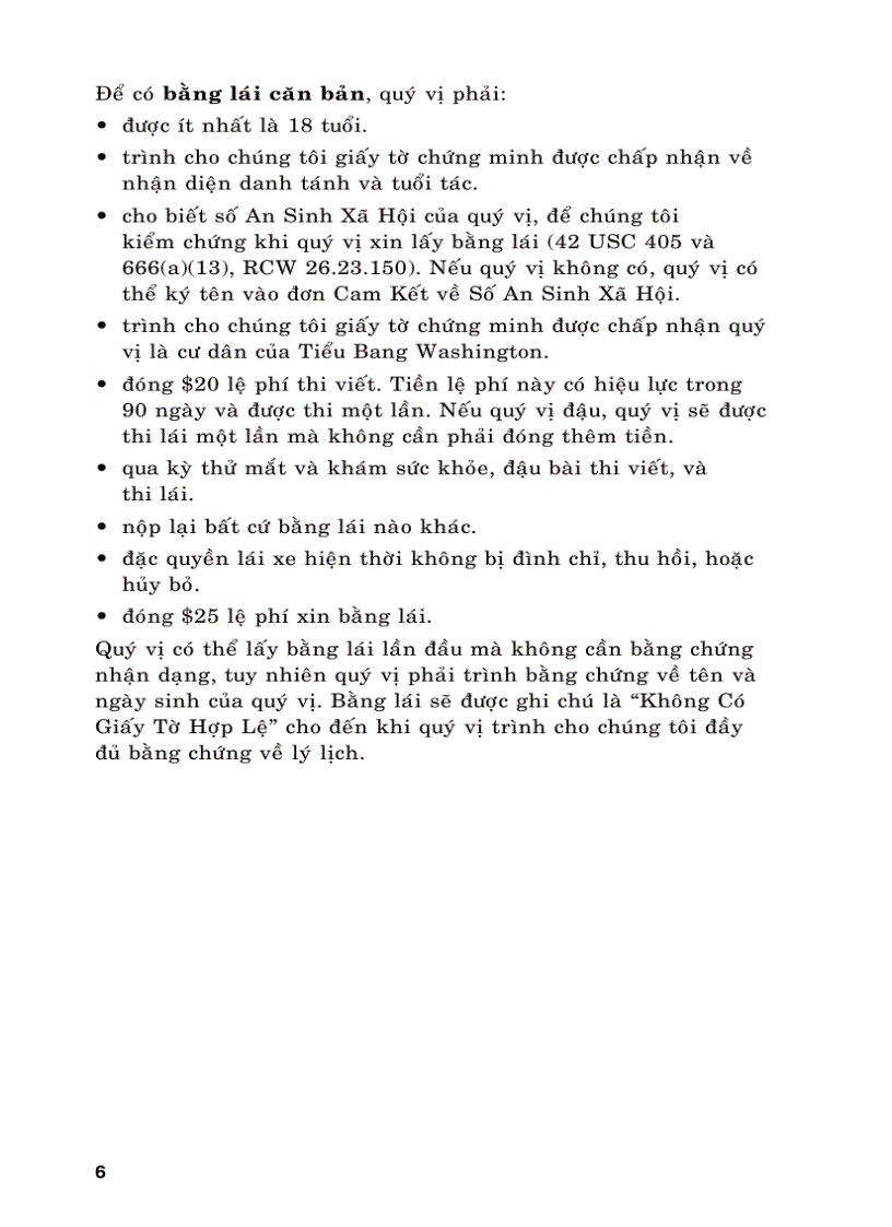 image for page Hướng dẫn lái xe của WASHINGTON