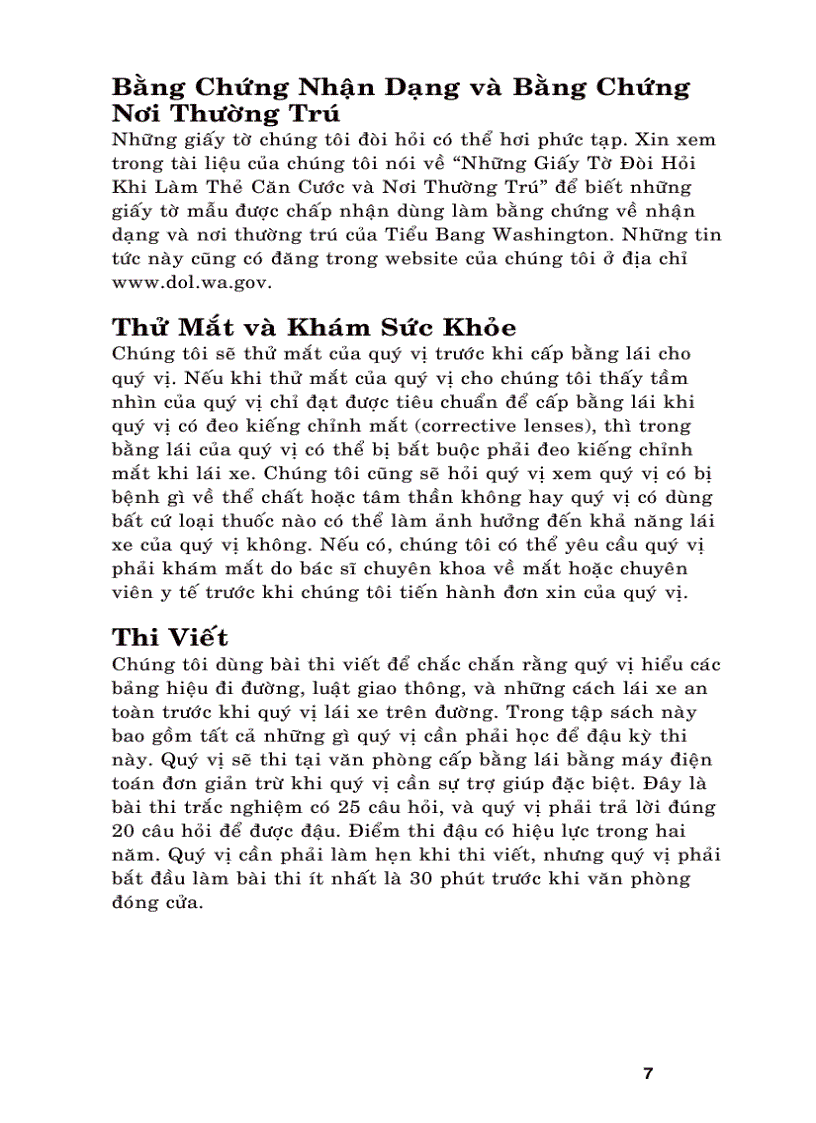 image for page Hướng dẫn lái xe của WASHINGTON