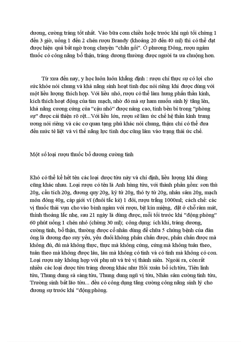 image for page Có nên uống rượu khi động phòng