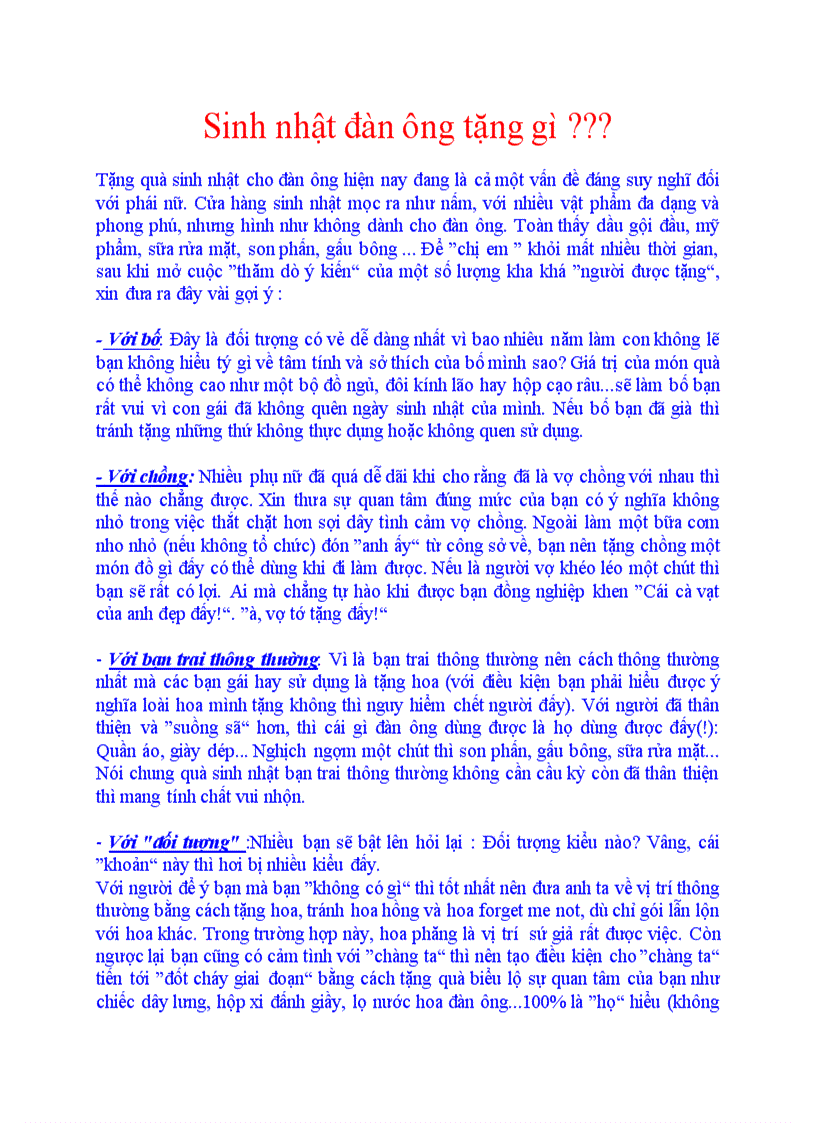 image for page Sinh nhật đàn ông tặng gì