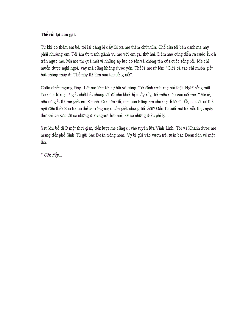 image for page Tuổi thơ ngắn ngủi