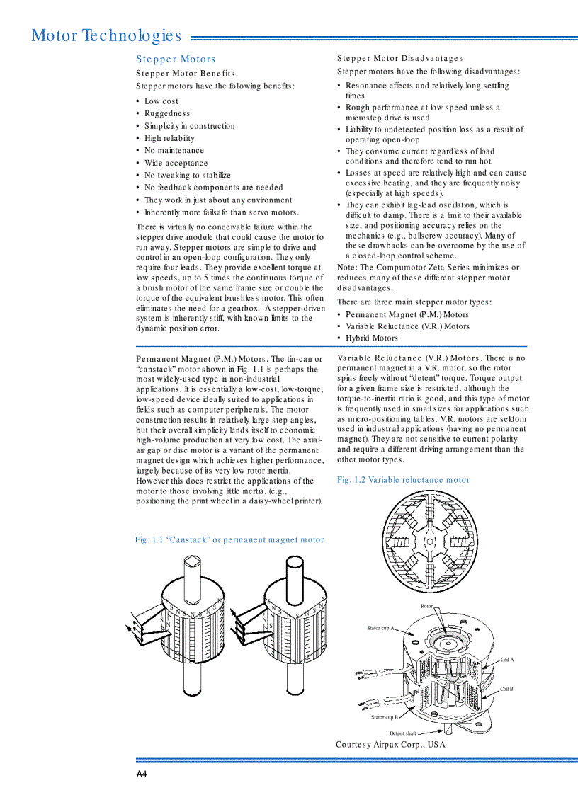 image for page Step Motor Servo Motor Systems and Controls