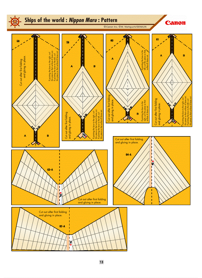 image for page Nghệ Thuật Gấp Giấy Gấp 1 CHIẾC THUYỀN BUỒM 2