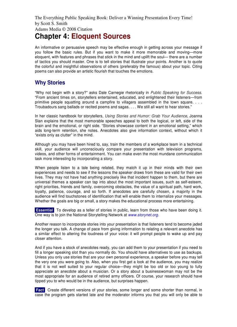 image for page The Everything Public Speaking Book Deliver a Winning Presentation Every Time