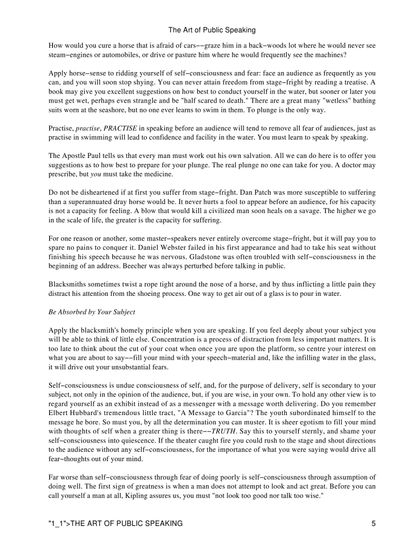 image for page The Art of Public Speaking