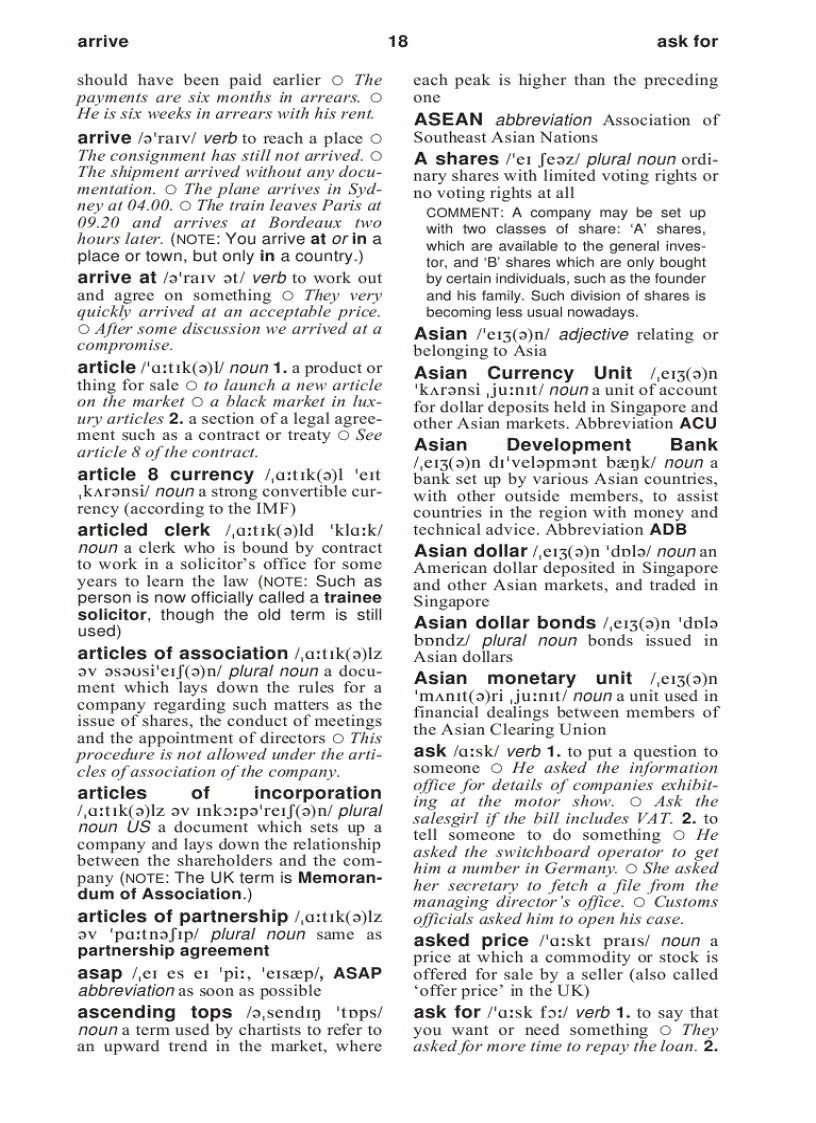 image for page Dictionary of Banking and Finance