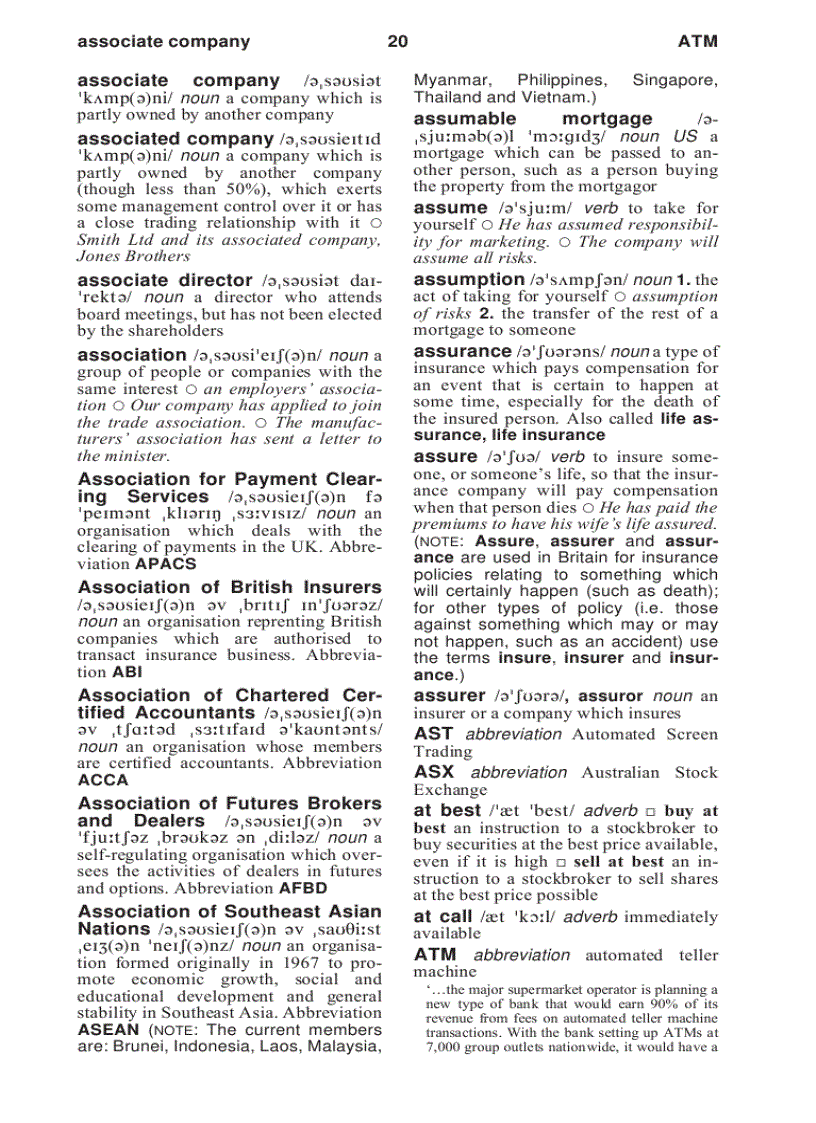 image for page Dictionary of Banking and Finance