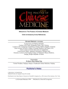 The practice of chinese medicine