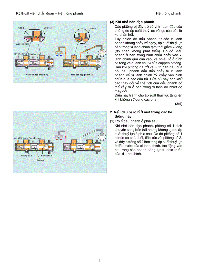 image for page Khái quát và cấu tạo về hệ thống phanh