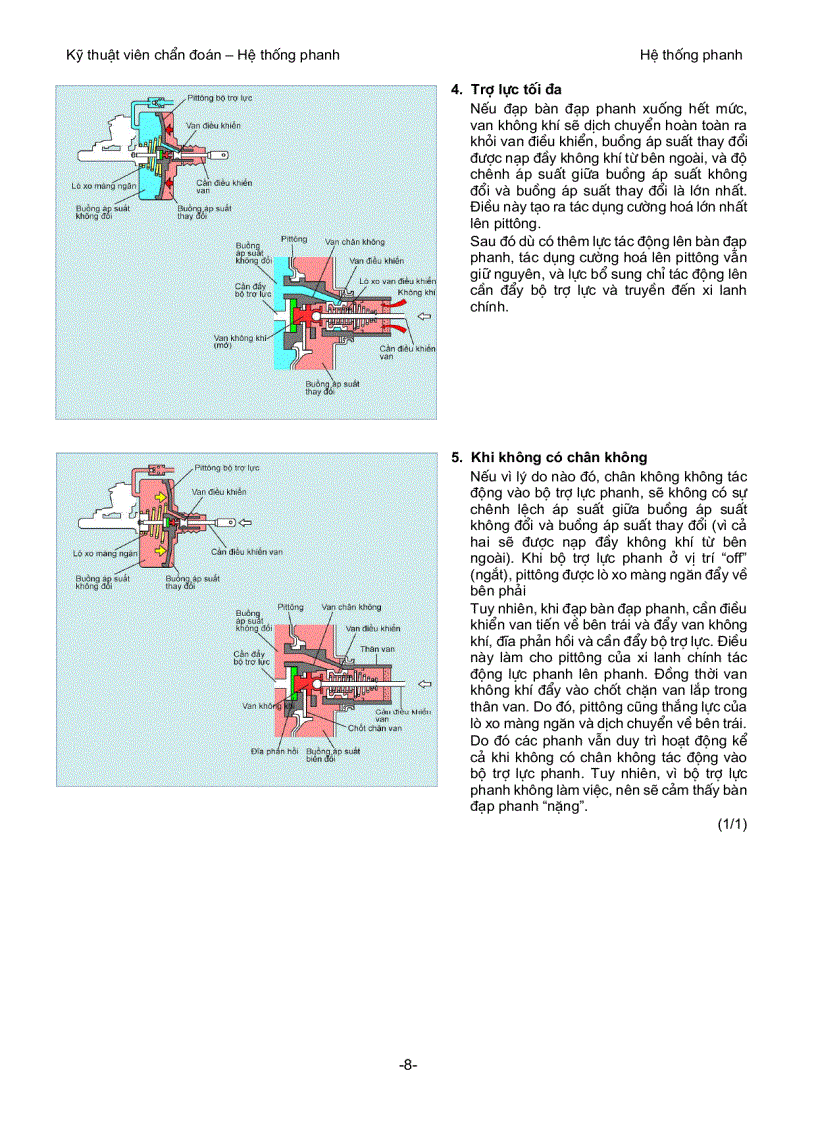 image for page Khái quát và cấu tạo về hệ thống phanh