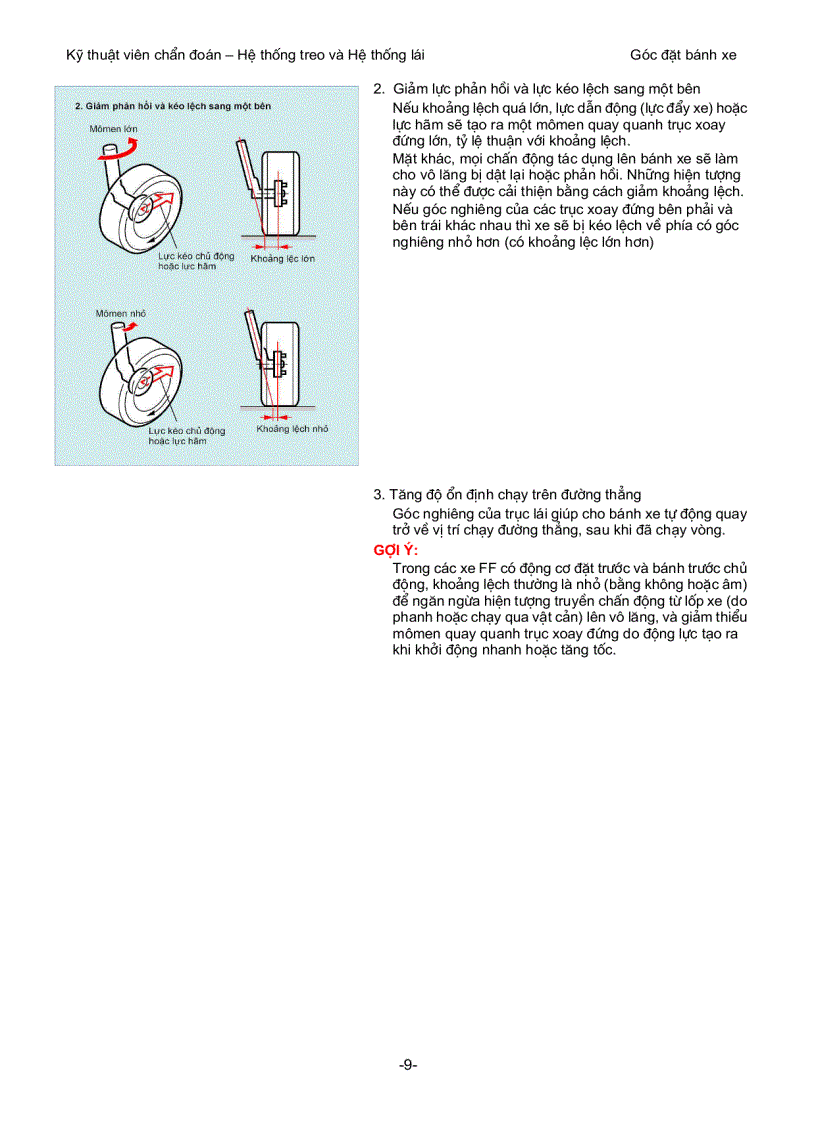 image for page Tìm hiểu góc đặt bánh xe của ô tô