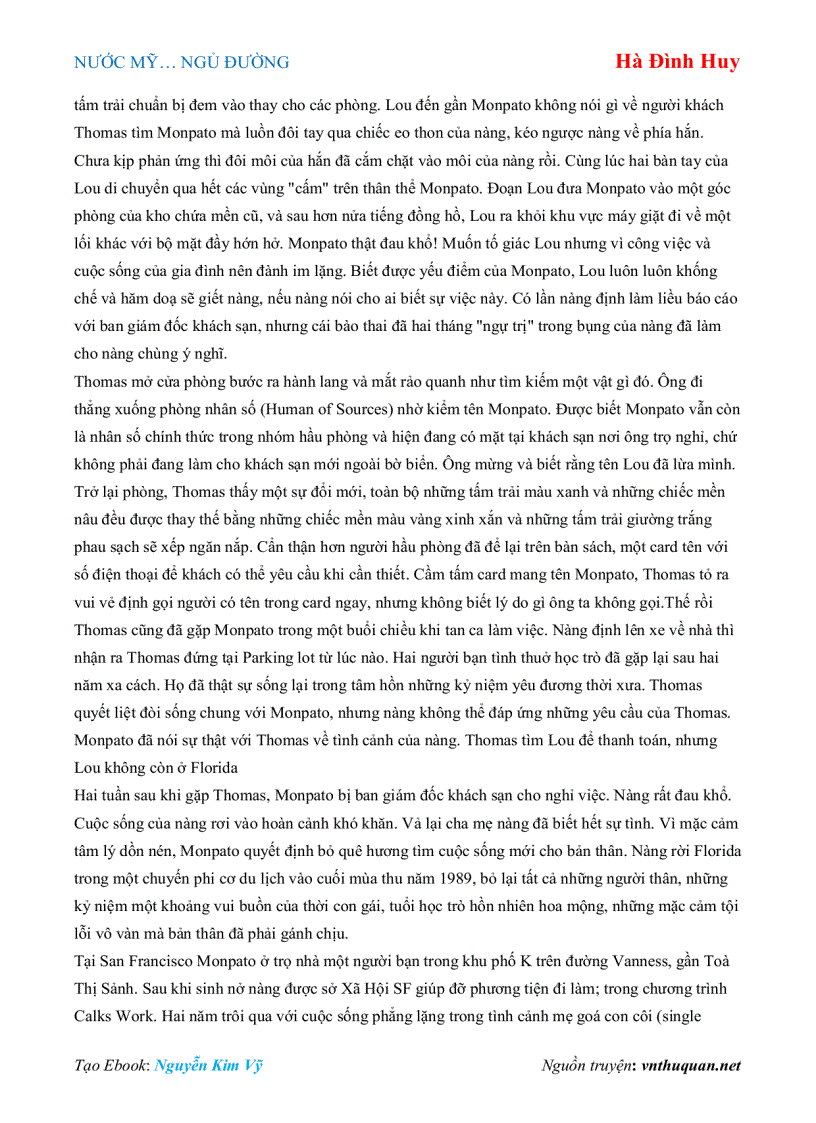 image for page Ebook NƯỚC MỸ NGỦ ĐƯỜNG Hà Đình Huy