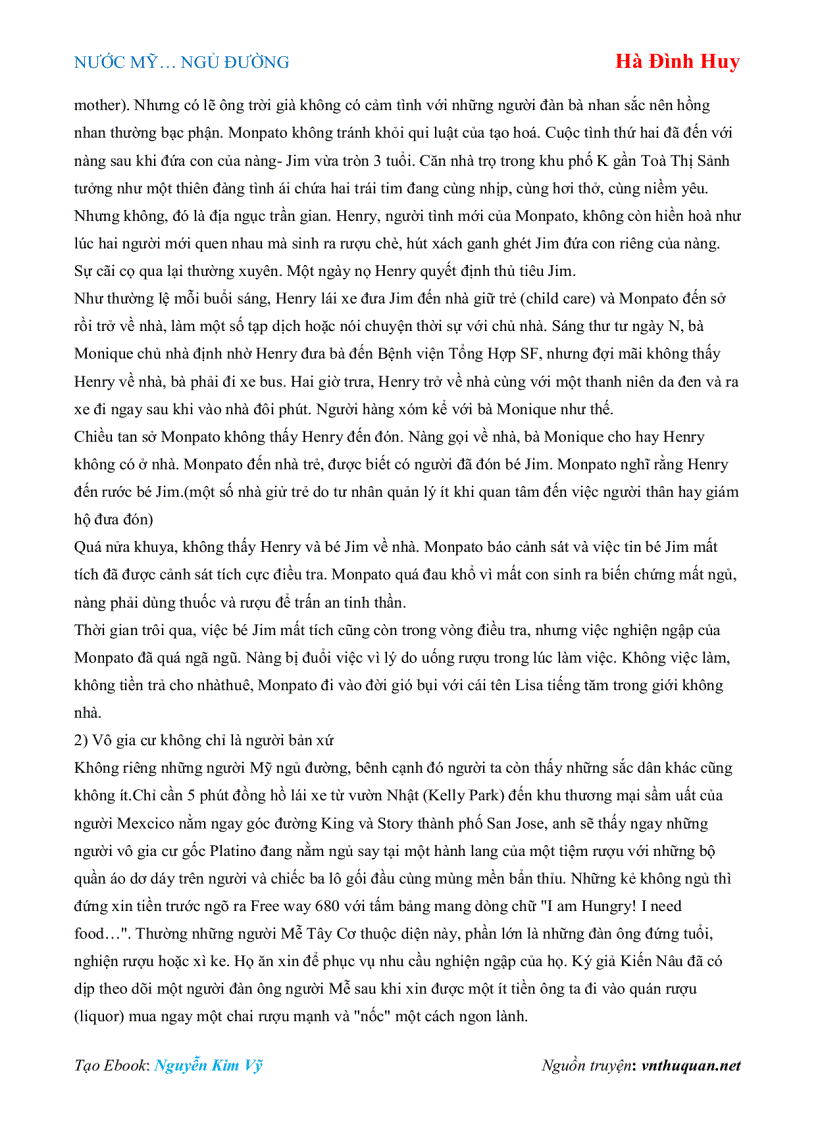 image for page Ebook NƯỚC MỸ NGỦ ĐƯỜNG Hà Đình Huy